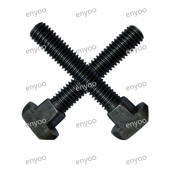 Non-Standard T-Head Machine Screws,T-Type Square Neck Bolts,Custom Made Square Neck T shaped Head Bolt - Image 2