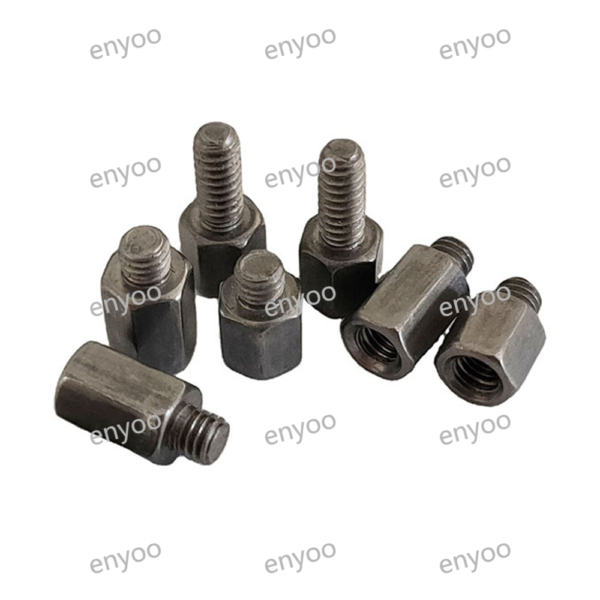 Hollow Hexgon Column Head Stud,Male and Female Stud,Custom made Stud - Image 2