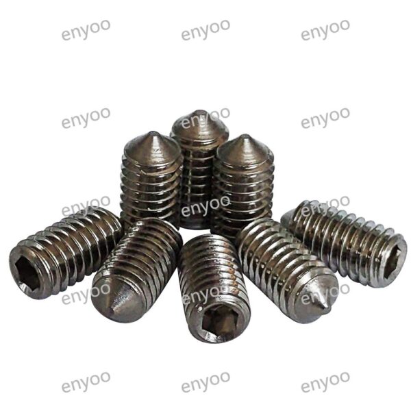 DIN914 Hexagon Socket Set Screws with Cone Point - Image 3